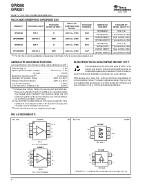 浏览型号OPA301AIDBVR的Datasheet PDF文件第2页