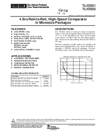 浏览型号TLV3502AIDCNT的Datasheet PDF文件第1页