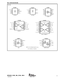 浏览型号OPA2364AIDGKR的Datasheet PDF文件第3页