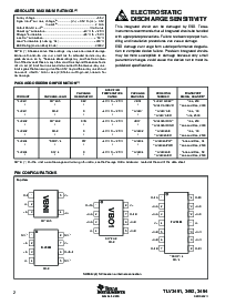 浏览型号TLV3491AIDBVR的Datasheet PDF文件第2页