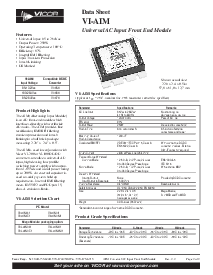 浏览型号VI-AIM-E1的Datasheet PDF文件第1页
