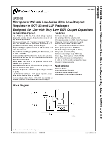 浏览型号LP2992AIM5-1.8的Datasheet PDF文件第1页