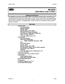 浏览型号AK4524VF的Datasheet PDF文件第1页