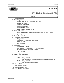 浏览型号AK4516A的Datasheet PDF文件第1页