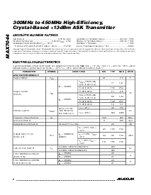 浏览型号MAX7044AKA-T的Datasheet PDF文件第2页