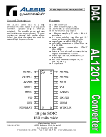 浏览型号AL1201的Datasheet PDF文件第1页