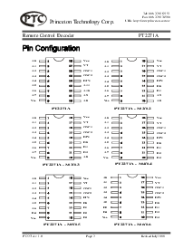 浏览型号PT2271A-M6-S18的Datasheet PDF文件第2页