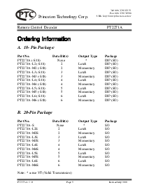 浏览型号PT2271A-M6-S18的Datasheet PDF文件第5页
