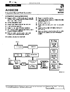 浏览型号AM33C93A的Datasheet PDF文件第1页