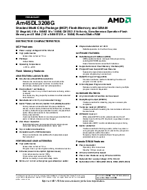 浏览型号AM45DL3208GT70IT的Datasheet PDF文件第3页