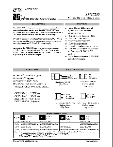 浏览型号AMC7585-3.3的Datasheet PDF文件第1页