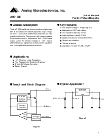 浏览型号AME1085AMCT的Datasheet PDF文件第1页