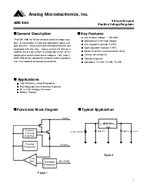 浏览型号AME1084ACCS的Datasheet PDF文件第1页