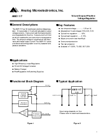 浏览型号AME1117CCGT的Datasheet PDF文件第1页