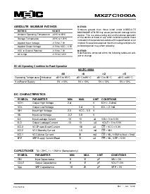 浏览型号MX27C1000AMI-15的Datasheet PDF文件第6页