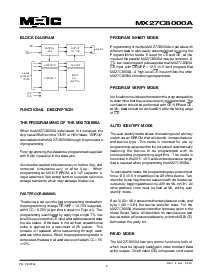 浏览型号MX27C8000AMI-10的Datasheet PDF文件第2页