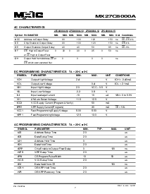 浏览型号MX27C8000AMI-10的Datasheet PDF文件第7页