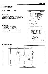 浏览型号AN6650的Datasheet PDF文件第1页