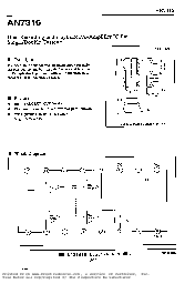 浏览型号AN7316的Datasheet PDF文件第1页