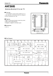 浏览型号AN7299S的Datasheet PDF文件第1页