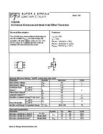 浏览型号AO4406的Datasheet PDF文件第1页
