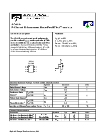 浏览型号AO4419的Datasheet PDF文件第1页
