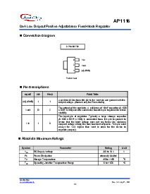 浏览型号AP1116Y25LA的Datasheet PDF文件第2页