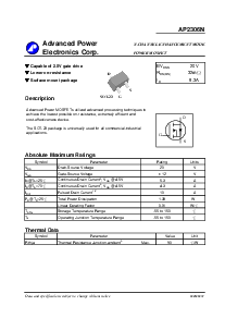 浏览型号AP2306N的Datasheet PDF文件第1页