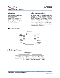 浏览型号AP34063A的Datasheet PDF文件第1页