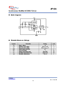 浏览型号AP436YA的Datasheet PDF文件第2页