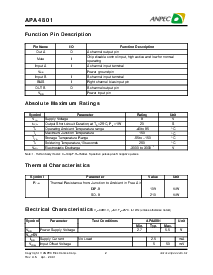 浏览型号APA4801KI-TR的Datasheet PDF文件第2页