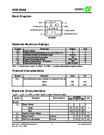 浏览型号APA2308的Datasheet PDF文件第2页