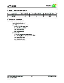浏览型号APA2308KITR的Datasheet PDF文件第12页
