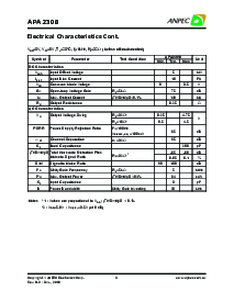 浏览型号APA2308的Datasheet PDF文件第3页