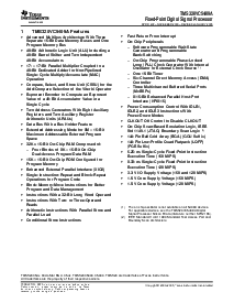 浏览型号TMS320VC5409APGE16的Datasheet PDF文件第9页