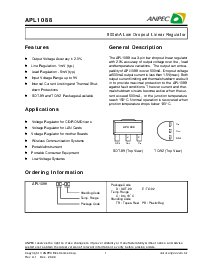浏览型号APL1088DC-TR的Datasheet PDF文件第1页