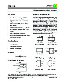 浏览型号APL431BAI-TR的Datasheet PDF文件第1页