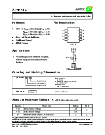 浏览型号APM4461的Datasheet PDF文件第1页