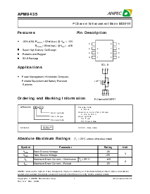 浏览型号APM9435KC-TR的Datasheet PDF文件第1页