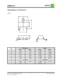 浏览型号APM2301A的Datasheet PDF文件第6页