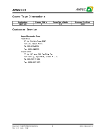 浏览型号APM2301的Datasheet PDF文件第9页