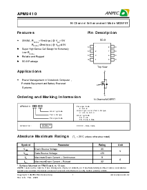 浏览型号APM9410的Datasheet PDF文件第1页