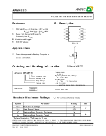 浏览型号APM4220的Datasheet PDF文件第1页