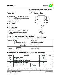 浏览型号APM4410的Datasheet PDF文件第1页