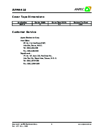 浏览型号APM4410K的Datasheet PDF文件第9页