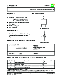 浏览型号APM2300AAC-TR的Datasheet PDF文件第1页