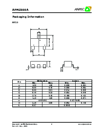 浏览型号APM2300A的Datasheet PDF文件第6页