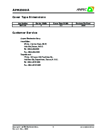 浏览型号APM2300AAC-TR的Datasheet PDF文件第9页