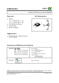 浏览型号APM2506NUC-TRL的Datasheet PDF文件第1页