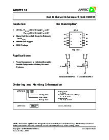 浏览型号APM7318KC-TR的Datasheet PDF文件第1页